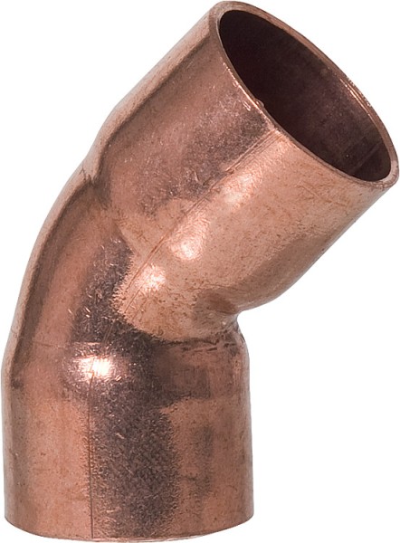 Kupfer-Lötfitting Bogen 45° i/i 5041 16 mm