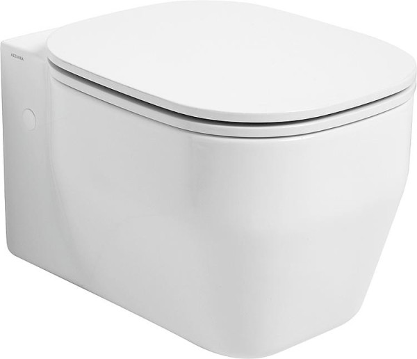 Wand Tiefspül- WC GLAZE BxHxT: 360x340x520mm aus Keramik Weiß Tiefspülklo Klo