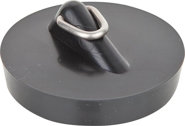 Magnet Ventilstopfen mit Dreieckbügel oberer 45,5mm für emaillierte Spühlb. u. Stahlbadewannen schw