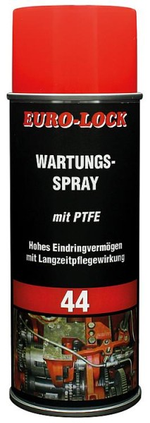 Wartungsspray mit PTFE EURO-LOCK LOS 44, 400 ml Sprühdose