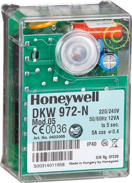 Relais Satronic DKW 972-N Mod.05 0422005U Honeywell Steuergerät