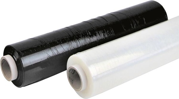 Stretchfolie, 500m x 250m, 23µm, schwarz, 1Rolle