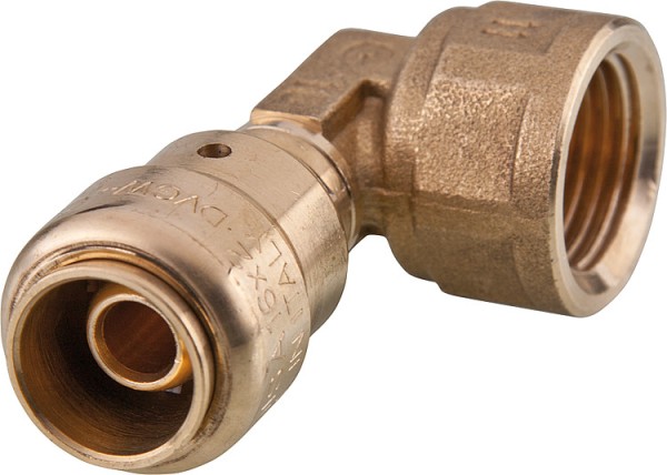 Steckverbindersystem Pronto Fit Übergangswinkel mit IG 90° 20x2mm - 3/4"
