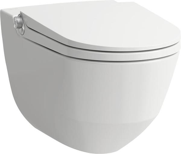 Dusch-WC Laufen Riva 395x405x600 mm spülrandlos LCC weiß