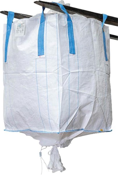 Big Bag mit Auslaufstutzen beschichtet, 4 Hebeschlaufen, SWL 1500Kg, 900x900x1150mm