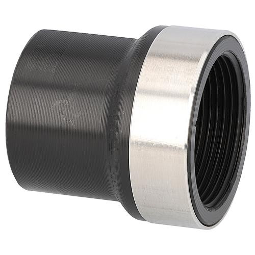 Valsir PE-Anschweissmuffe DN50 x DN32(11/4") IG