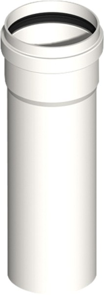 Kunststoff Abgassystem Rohr 1000 mm, kürzbar, DN 80