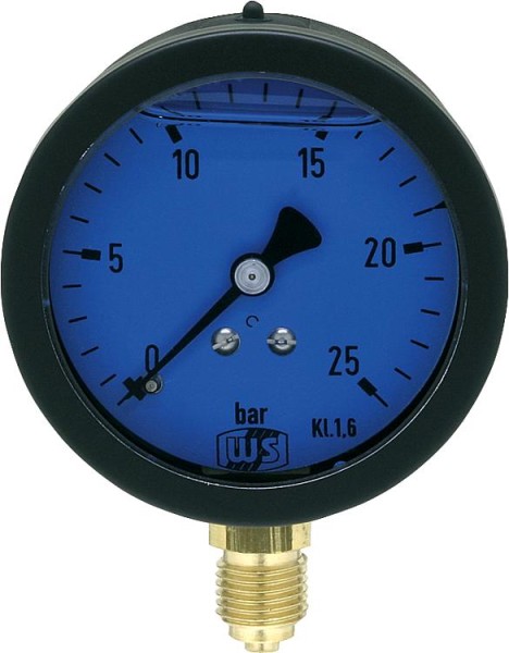 Öldruckmanometer mit Glyzerindämpfung 0-25 bar 63 mm 1/4" unten