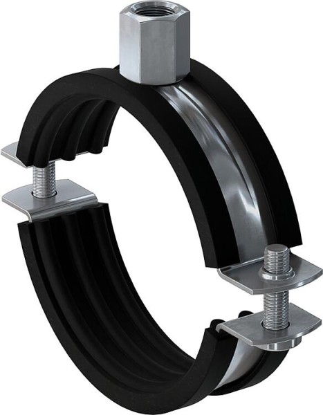 Zweischrauben-Schelle aus Edelstahl 48-53 mm M8/10 1 1/2 '' Fischer