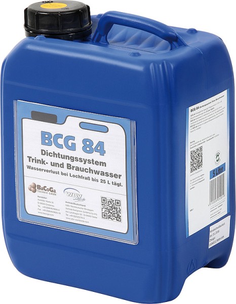 BCG Selbstdichter BCG 84 Kanister = 5 Liter Trinkwasser beseitigt Wasserverlust Brauchwasser