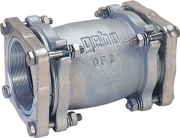 Gebo Temperguss-Klemmverbinder (i/i) Gas PN 1, Wasser PN 16, Typ OF 2 1/2" (76,1)