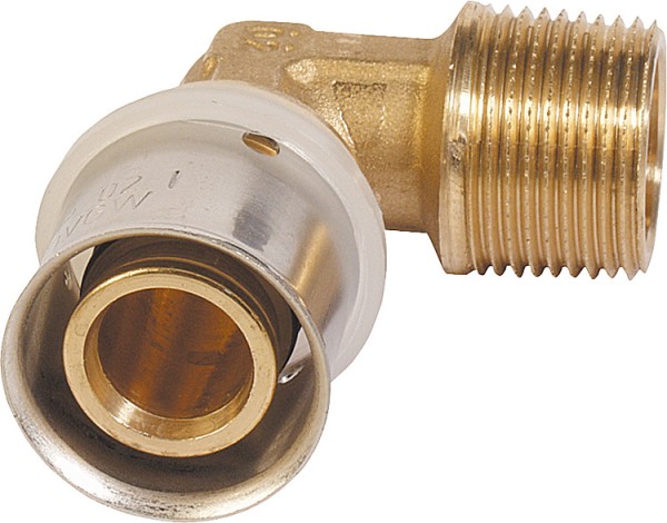 Pressfitting für MSVR TH-Kontur Übergangswinkel mit AG 16x2mm - 3/4"