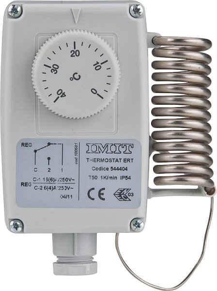 IMIT Raumthermostat RC 0...+60°C außenliegende Verstellung