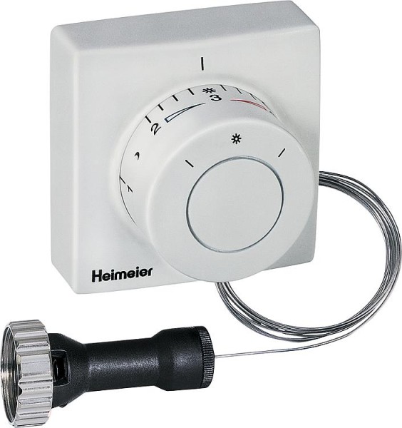 Heimeier Thermostat-Kopf F Ferneinsteller 2m weiß 2802-00.500