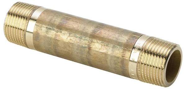 Viega Rotguss Gewindefitting Rohrdoppelnippel Typ 3530R, 3/4"x150mm (A/A)