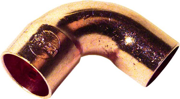 Kupferlötfitting 5092 Winkel 90 ° 15 mm i/a Kupfer
