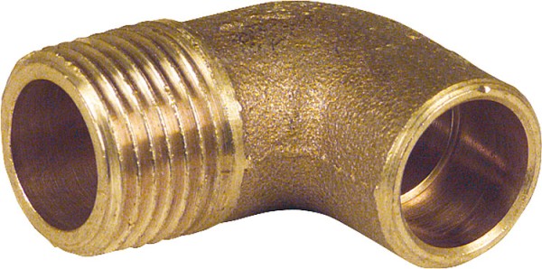 Rotgußlötfittings 4092g Winkel 90° Außengewinde 12-R 3/8"
