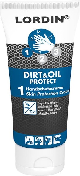 Handschutzcreme LORDIN Dirt & Oil Protect 100 ml Tube