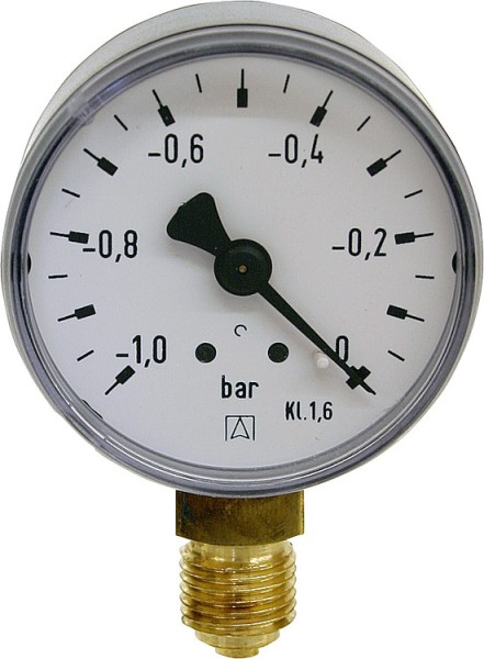 Afriso Manometer 0-10 bar 50mm G 1/4" 85065101 Standardausführung ABS-Gehäuse