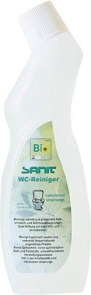 SANIT BIO WC-Reiniger 750ml Flasche