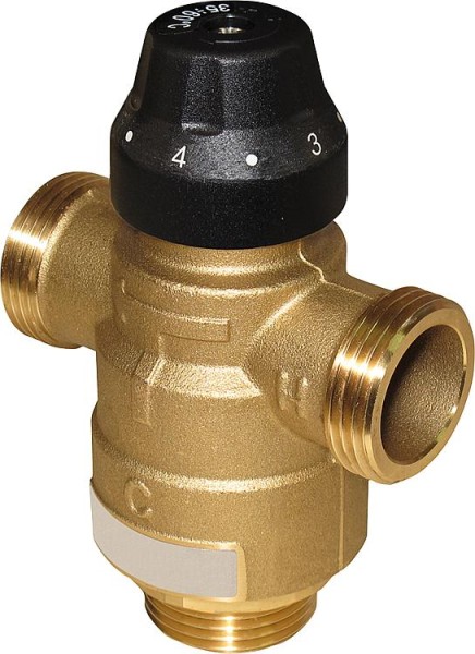 Thermomischer Easyflow Typ 736, DN20, 45-70°C, kv 2,5 Anschlüsse: AG DN25 (1")