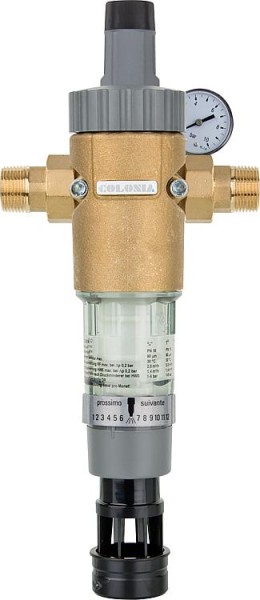 Hauswasserstation Colonia HWS 1" BWG Druckminderer mit Wasserfilter + Manometer