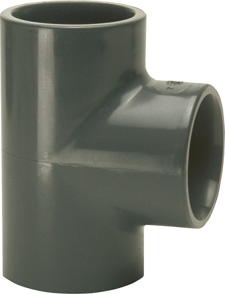 PVC-U - Klebefitting T-Stück, 40 mm, allseitig Klebemuffe