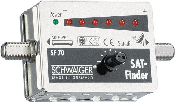 Sat-Finder: 6 LED/Ton