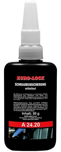 Schraubensicherung mittelfest EURO-LOCK A 24.20 50g Dosierflasche