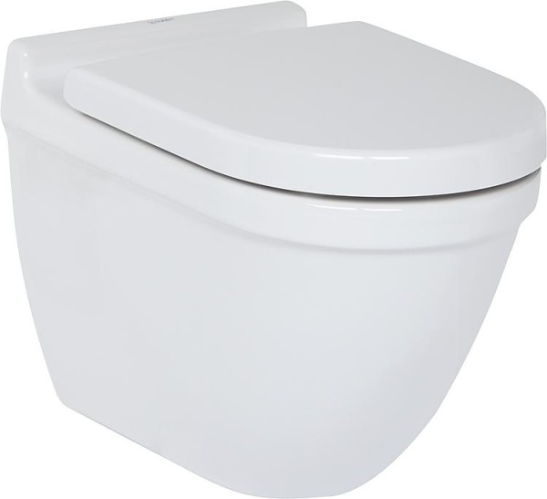 Wand-Tiefspül-WC Duravit Starck3 compact aus Keramik,4,5l Spülung, weiß, BxHxT:360x340x485mm
