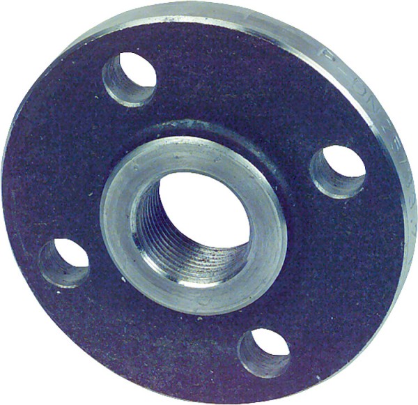 Gewindeflanschen EN 1092-1 PN 10/16 / 4" 8-Loch, schwarz
