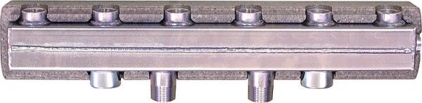 Heizkreisverteiler Easyflow Typ HV 60/90 inkl.Isolierung für 2 Heizkreise DN20 3/4"