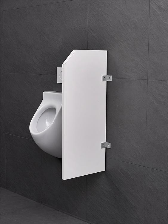 Urinal-Trennwand "Standard" BxHxT:400x900x28mm inkl.Befestigung 