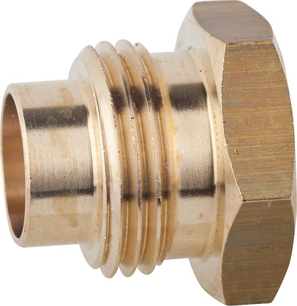 Einschraubnippel für Glühzünder, D 10mm, G 3/8" Schlüsselweite 19mm