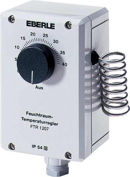 Eberle Feuchtraum Temperaturregler Typ FTR 1207 (elektr.mechanisch) 0 ... 40 C