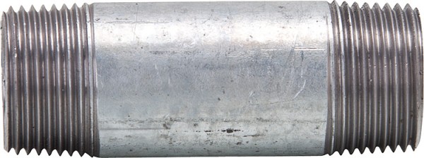 Rohrdoppelnippel, verzinkt 1, 140mm AG/AG WG801