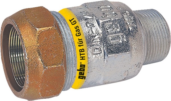 Temperguss-Klemmverbinder AG Gas PN 4, Typ AT 1" (33,7) Gebo