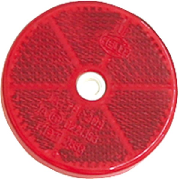 Rückstrahler rot Durchmesser: 60 mm