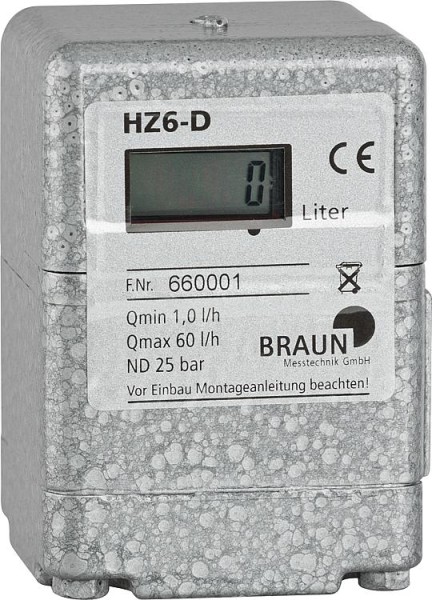 Ölzähler Braun HZ 6 - D Ölmengenzähler