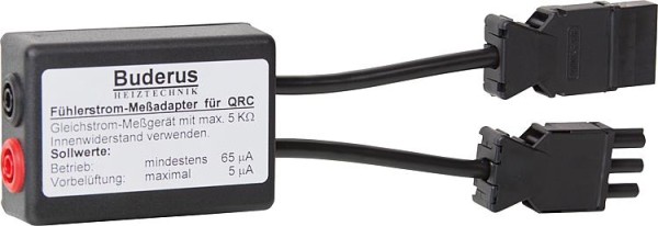 Buderus Adapter zu UV Strommessung Überprüfung der QRC Flammenfühler 8718584659