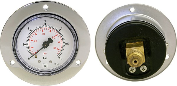 Manom.Stahlblechg.0-4bar50mmG1/4