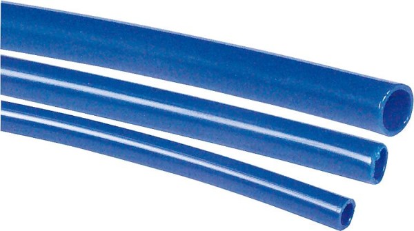 Schläuche aus kalibriertem Polyamid25 m/ Farbe blau Schlauchabmessung 14 x 12 m