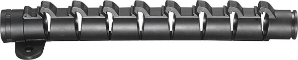 Rasterbogen flipflex f. 15/16 mm Rohr Fixierhalter,Fixierhalter Bef. möglich, mit Befestigungslasche