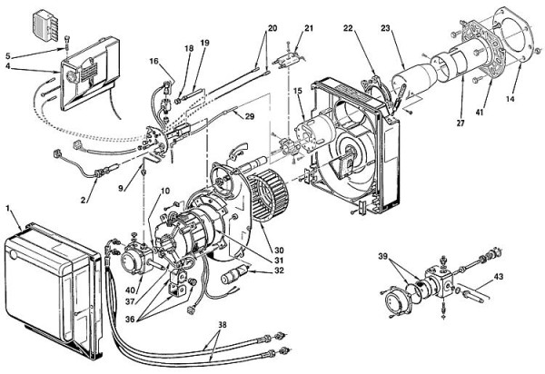 Anschlußkabel Magnetspule Riello 3007772