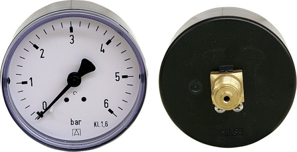 Manometer 0-25 bar 63mm G1/4