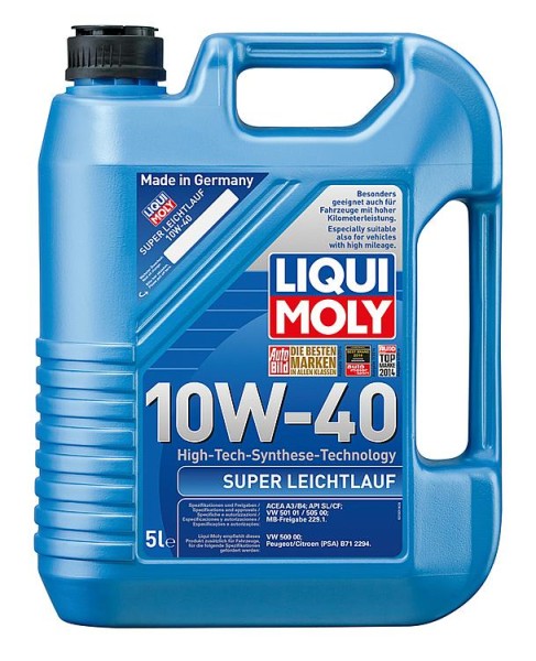 Motorenöl LIQUI MOLY Super Leichtlauf SAE 10W-40 5000ml