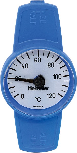 Thermometer zu Globo- Kugelhahn blau zum Nachrüsten für DN40-50 0600-07.380