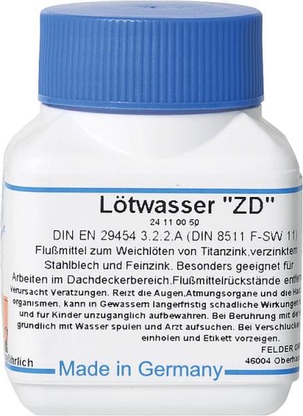 Lötwasser "ZD" 0,1 kg Flasche