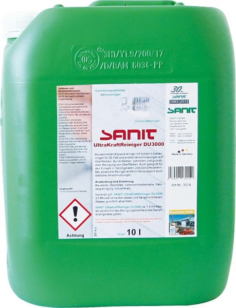 SANIT UltraKraftReiniger DU3000 10 L Kanister