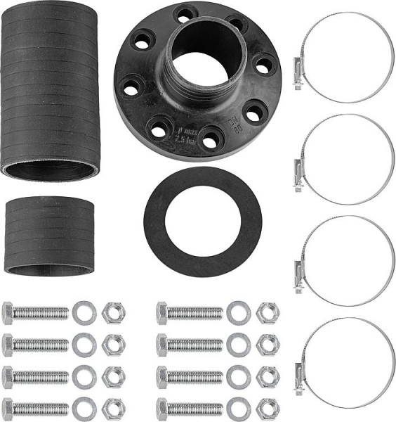 WILO DrainLift S/M Zubehör FlanschstutzenDN 80/80 m. Schlauch u. Schlauchschelle 2511595